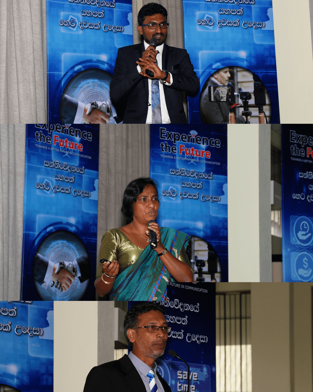 A large group participating in an interactive event session.